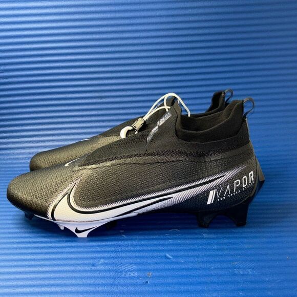 Nike Mens 14 Vapor Edge Elite 360 Flyknit Black Football Cleats CV6282-009 NEW - Picture 2 of 8